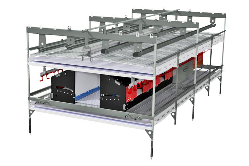 Chore-Time Vike Adapt Aviary System for Cage-Free Eggs
