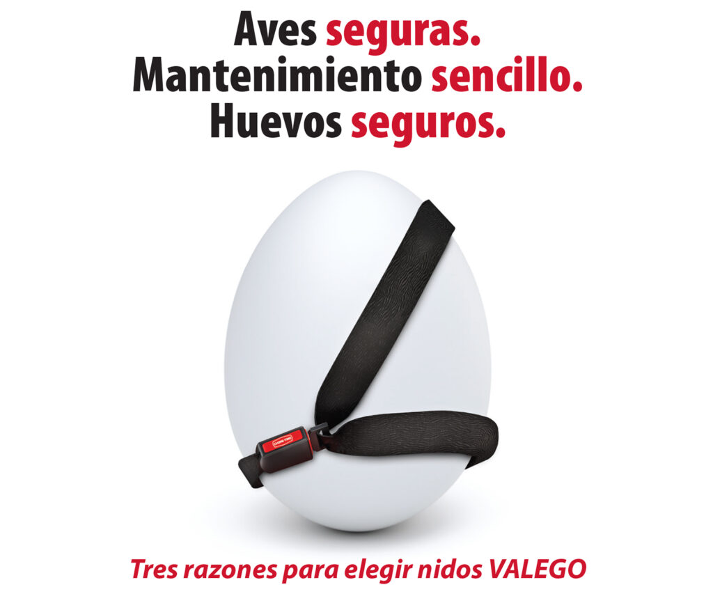 Aves seguras.
Mantenimiento sencillo.
Huevos seguros.

Tres razones para elegir nidos VALEGO