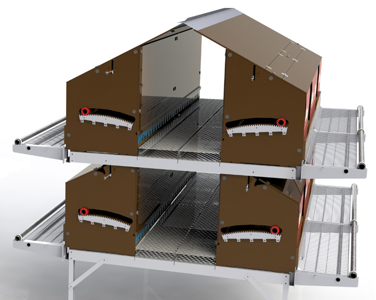 CHORE-TIME® VALEGO™ Nest System with GENESIS® Layer Feeder